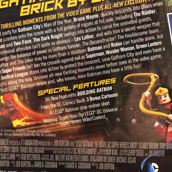LEGO BATMAN THE MOVIE DC Super Heroes Unite DVD - Picture 4 of 7